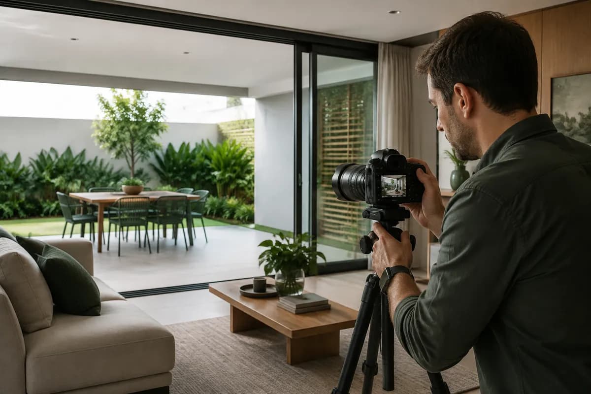 Produção fotográfica profissional para venda de imóvel